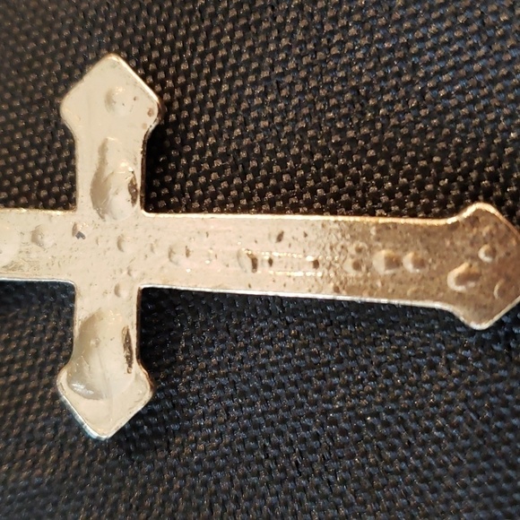 Cross Rhinstone Earings - Picture 4 of 6